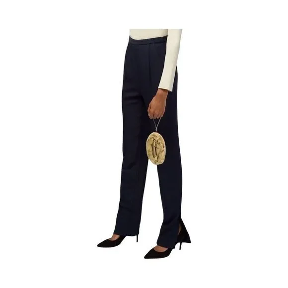 Yves Saint Laurent Leather Wristlet Clutch Rive Gauche Gold small Authentic - Picture 3 of 15